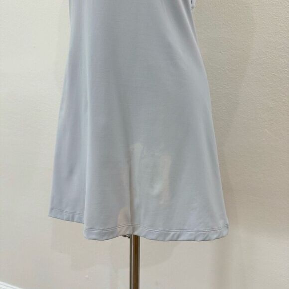 Outdoor Voices Women’s Medium Light Blue Grey Doubles Exercise Mini Dress - Picture 6 of 10